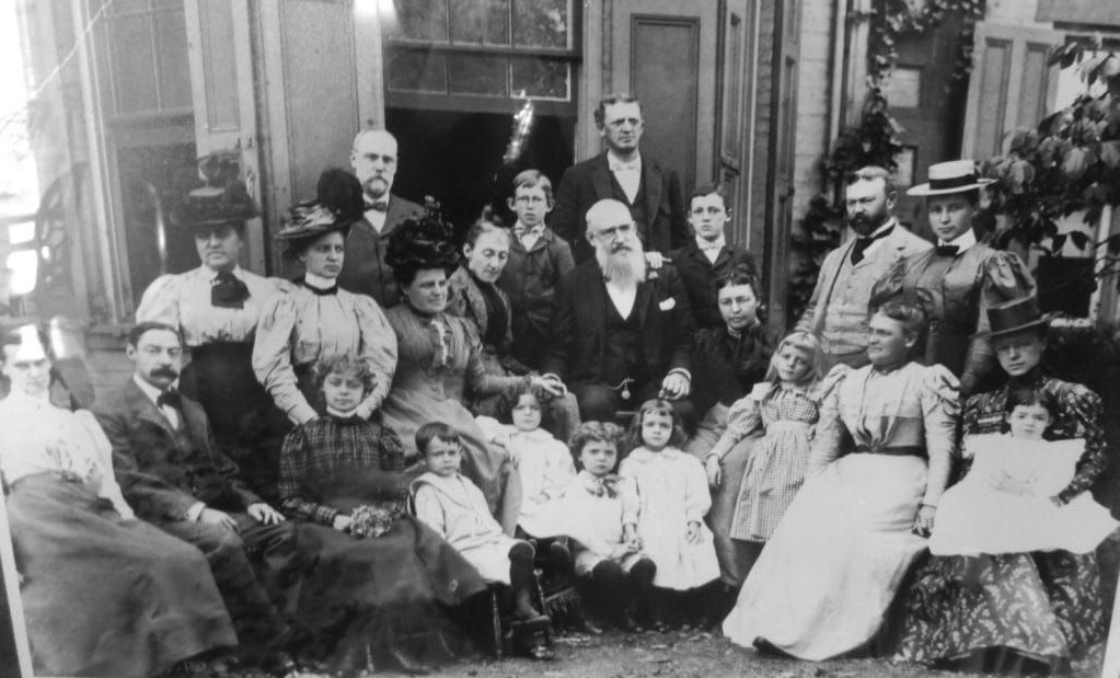 Historical Image of Sayre Family, The Sayre Mansion, 1858, Member of Historic Hotels of America, in Bethlehem, Pennsylvania.