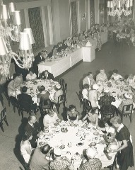 Historical Image of 1960 Ballroom from Grandmother Window at Hawthorne Hotel, a member of Historic Hotels of America since 1991, located in Salem, Massachusetts