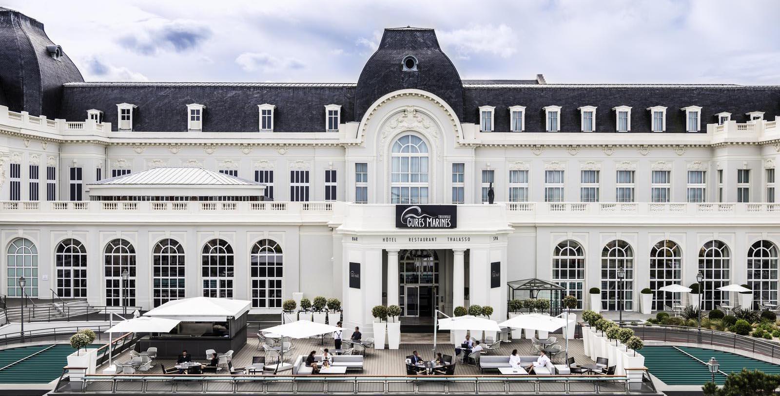 Image of hotel exterior Cures Marines Trouville Hôtel Thalasso & Spa-MGallery by Sofitel, 1912, Member of Historic Hotels Worldwide, Trouville-sur-Mer, Overview Video