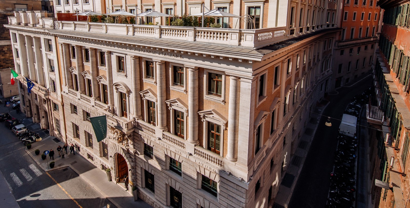 Image of hotel exterior Aleph Rome Hotel, Curio Collection by Hilton, 1930, Member of Historic Hotels Worldwide, in Rome, Italy, Overview Video