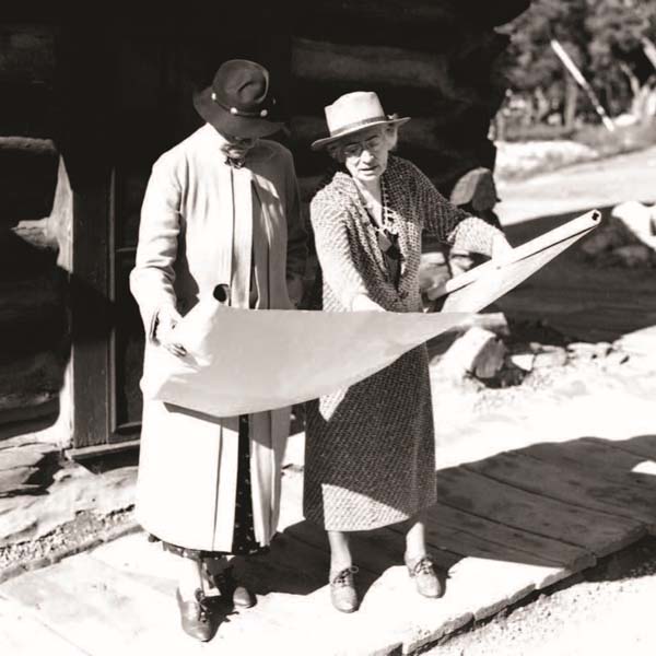 Where_Women_Made_History_Bright_Angel_Lodge__Cabins_1890_Grand_Canyon_Mary_Colter_and_Anna_Thompson_Ickes_Credit_NPS