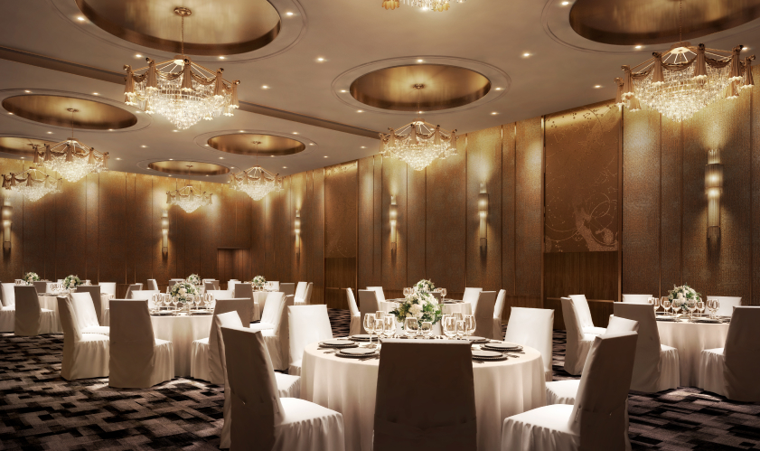 Image of Constellation Ballroom at Fairmont Century Plaza, in Los Angeles, California, opened in 1961 and a member of Historic Hotels of America since 2022.