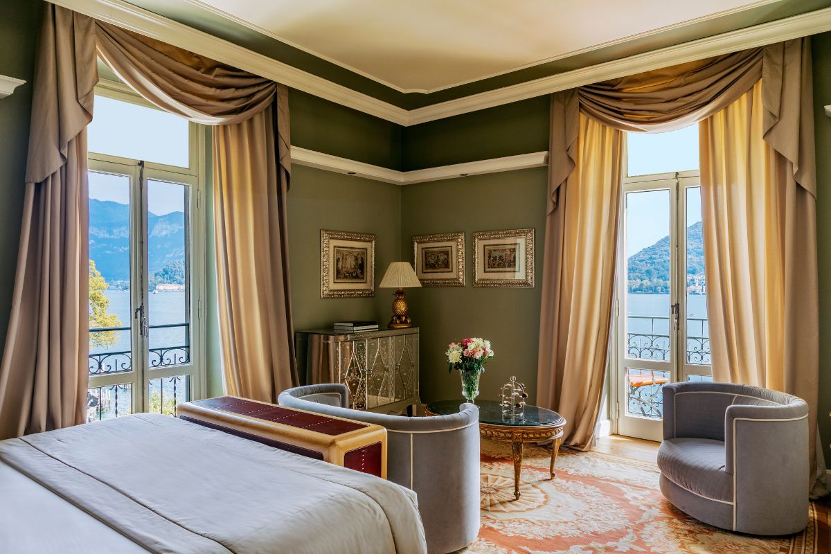 Image of Lake View Deluxe Guestroom at Grand Hotel Tremezzo, 1910, a member of Historic Hotels Worldwide, Lake Como, Tremezzo, Italy