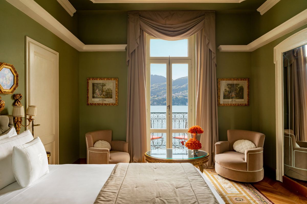 Image of Lake View Prestige Guestroom at Grand Hotel Tremezzo, 1910, a member of Historic Hotels Worldwide, Lake Como, Tremezzo, Italy