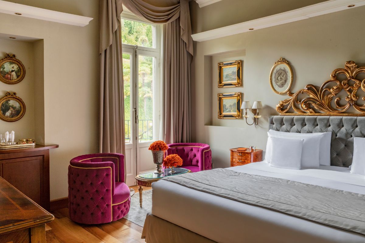 Image of Park View Prestige Guestroom at Grand Hotel Tremezzo, 1910, a member of Historic Hotels Worldwide, Lake Como, Tremezzo, Italy