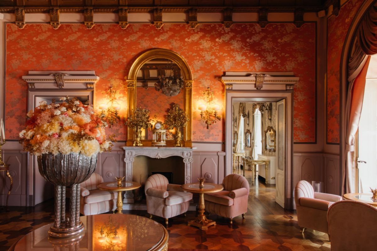 Image of Sala Contessa at Grand Hotel Tremezzo, 1910, a member of Historic Hotels Worldwide, Lake Como, Tremezzo, Italy