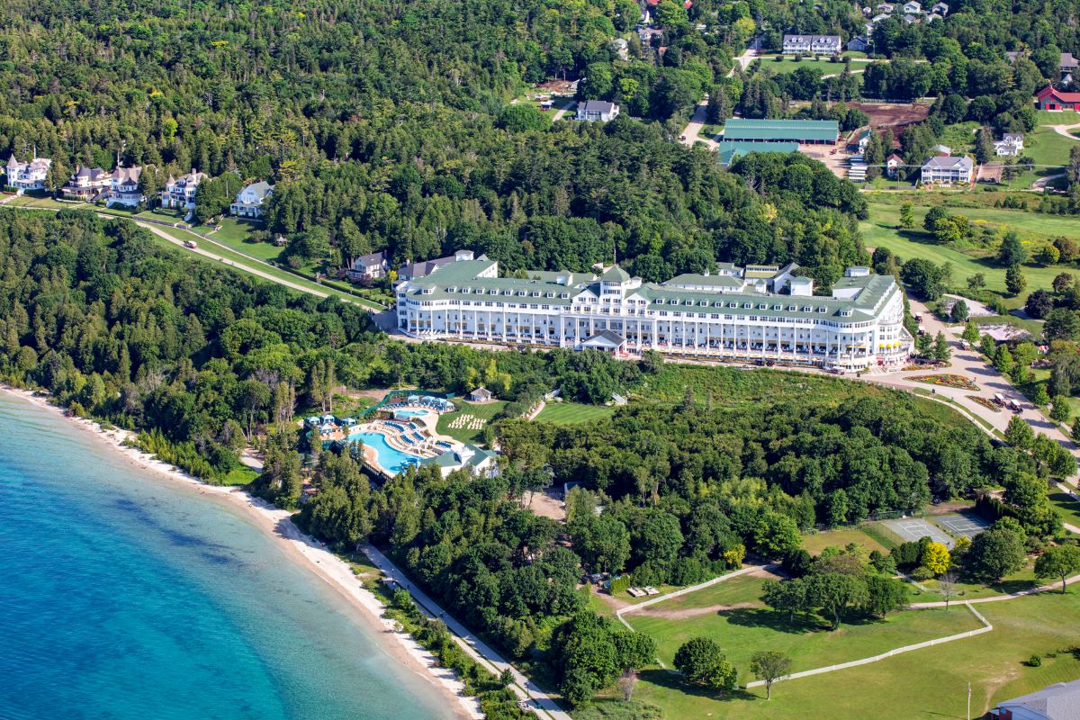 Image of hotel exterior. Grand Hotel, a member of Historic Hotels of America since 2001, dates back to 1887.