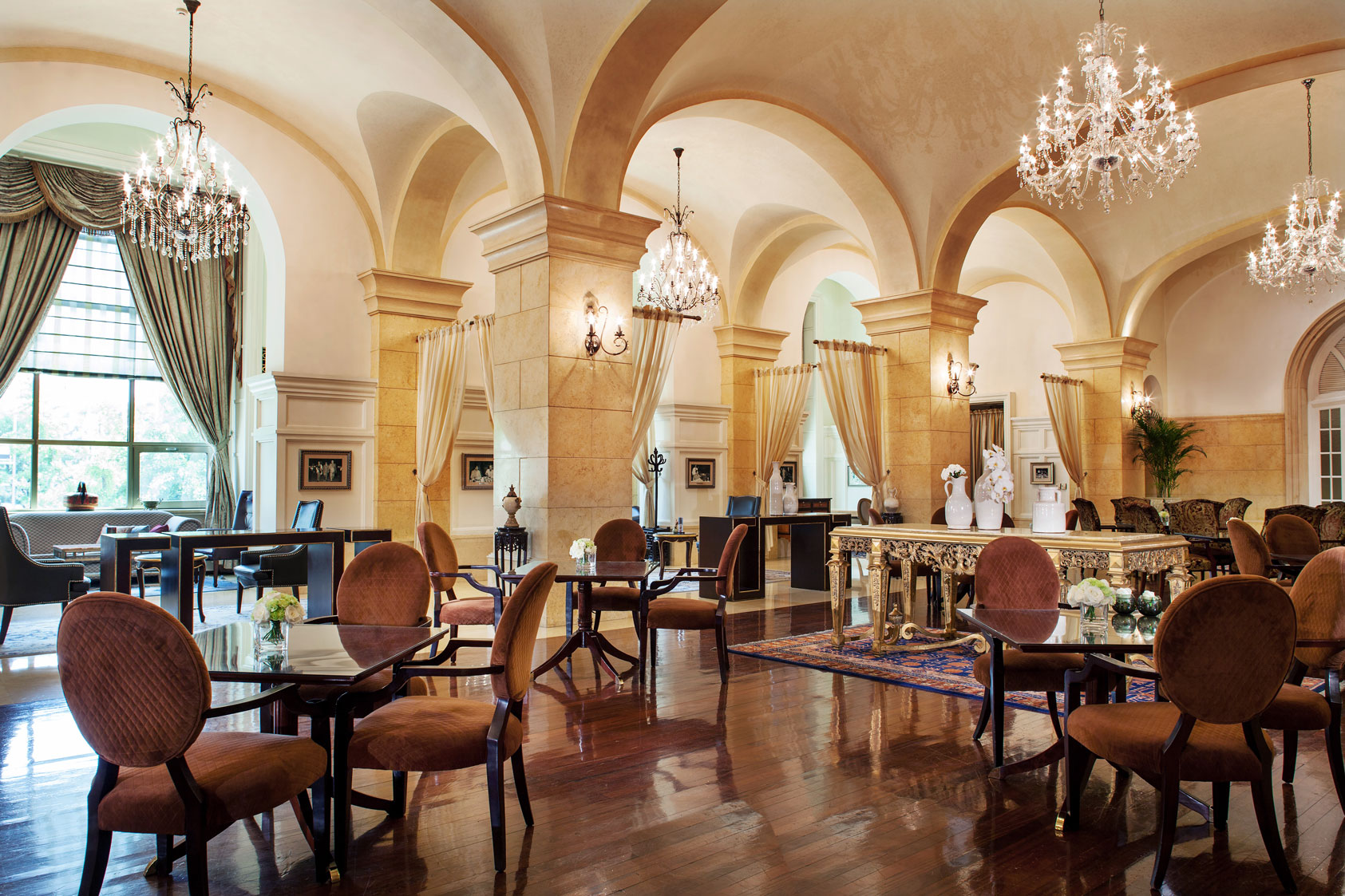 Image of the Writers Bar at Beijing Hotel NUO, 1917, a member of Historic Hotels Worldwide, Beijing, China