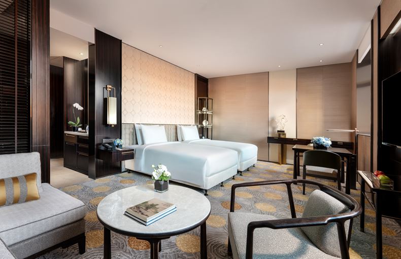 Image of the Elite Twin guestroom at Beijing Hotel NUO, 1917, a member of Historic Hotels Worldwide, Beijing, China