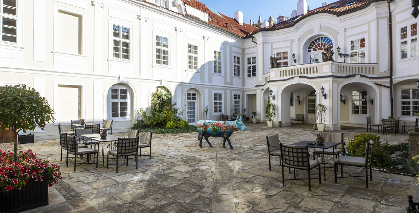 Image of Hotel Exterior of The Mozart Prague, 1770, Member of Historic Hotels Worldwide, in Prague, Czech Republic, Overview Video