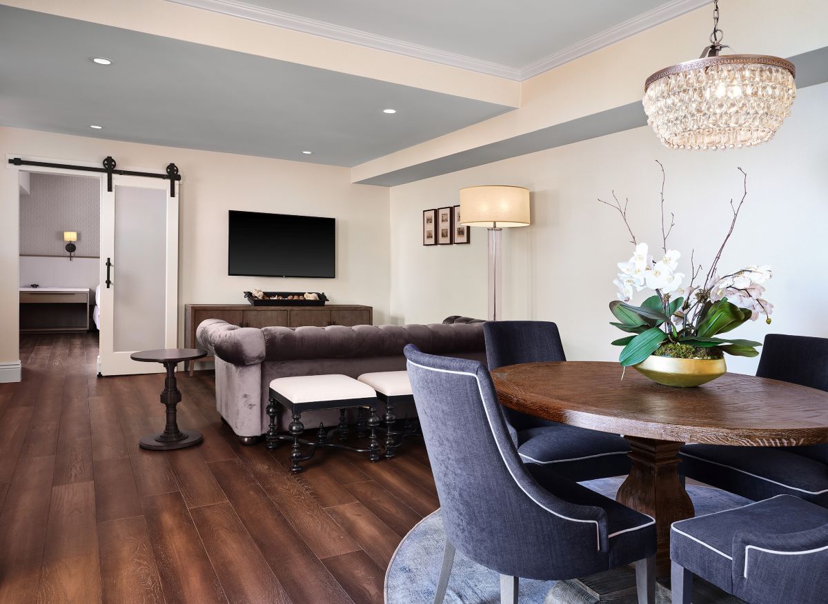 Image of Cove Suite. La Valencia Hotel, a charter member of Historic Hotels of America since 1989, dates back to 1926.