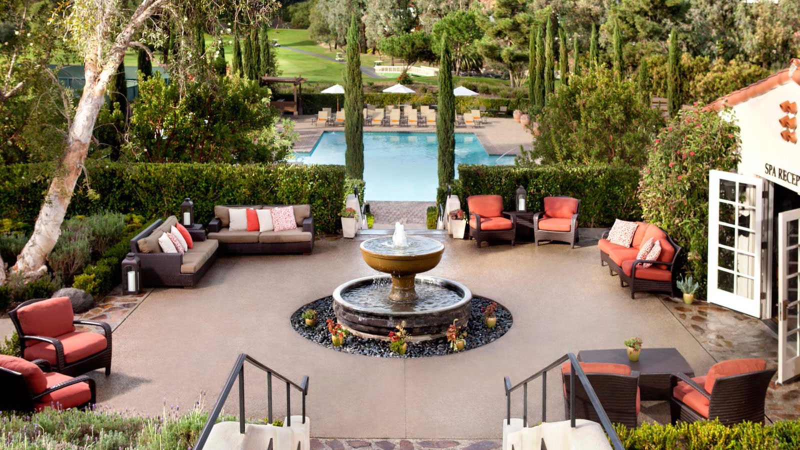 Image of gardens at the Rancho Bernardo Inn in San Diego California