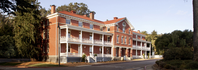 Image of Hotel Exterior at Night, Inn at the Presidio in San Francisco, California, 1903, Member of Historic Hotels of America, Overview Video