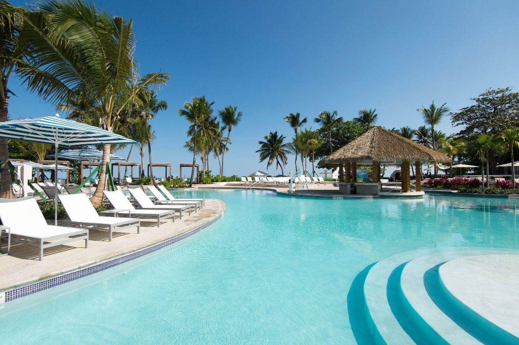 Image of Pool at Fairmont El San Juan Hotel, a member of Historic Hotels of America since 2022, located in San Juan, Puerto Rico.