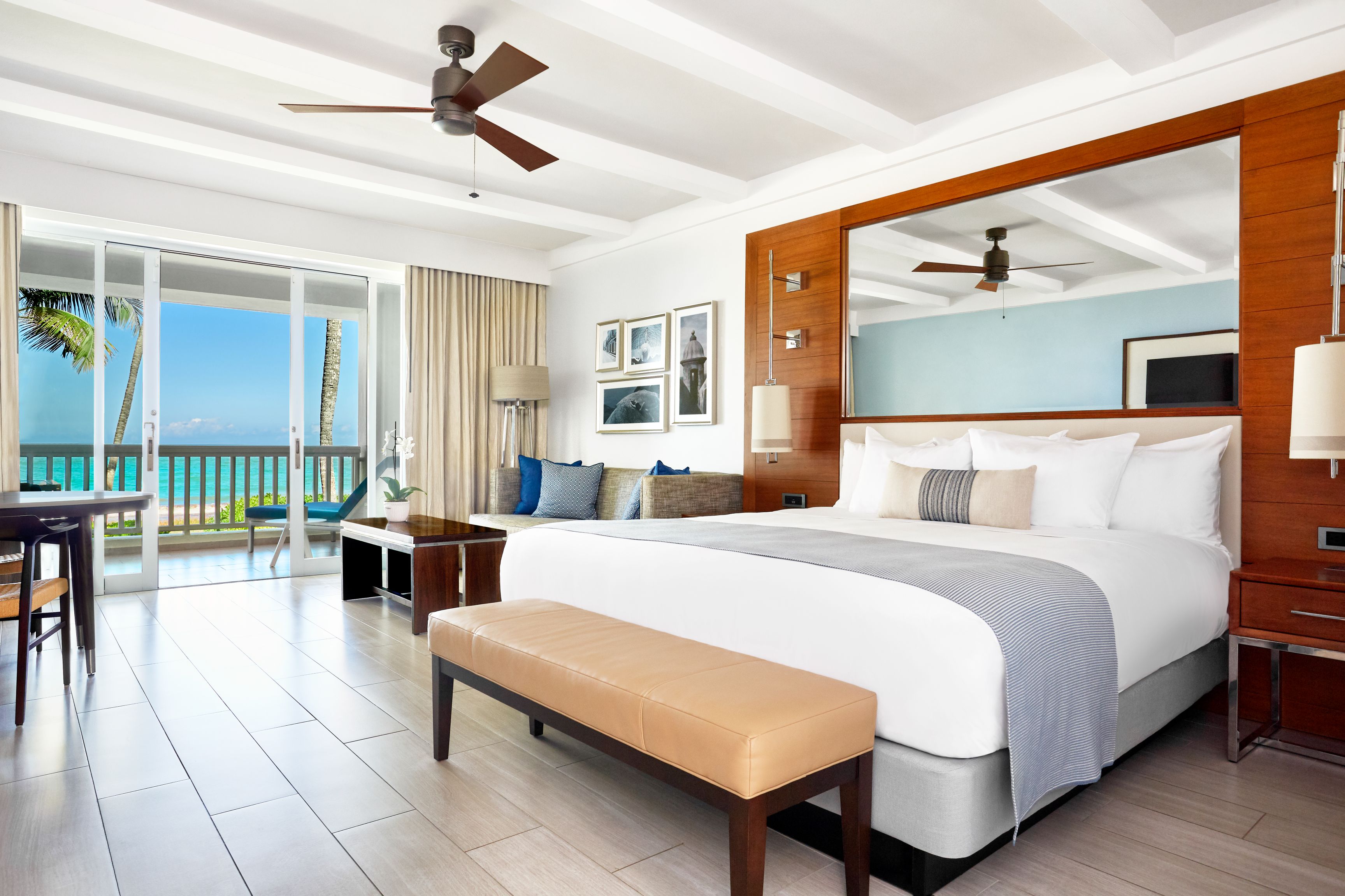 Image of Villa Bedroom at Fairmont El San Juan Hotel, a member of Historic Hotels of America since 2022, located in San Juan, Puerto Rico