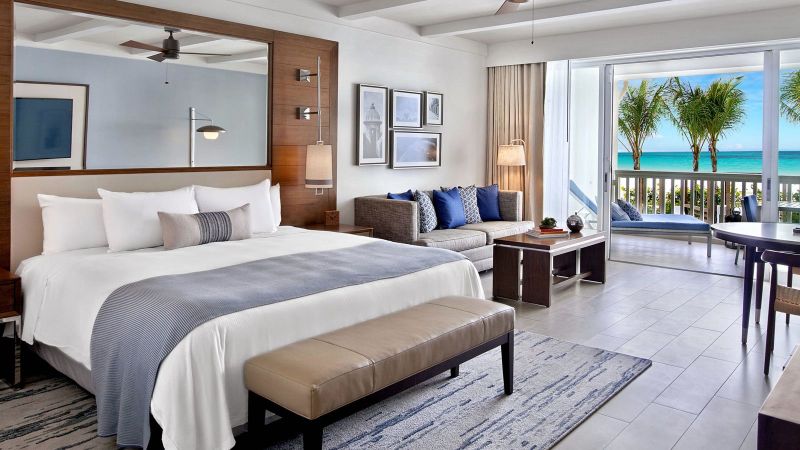 Image of Pool Villa Room with Terrace at Fairmont El San Juan Hotel, a member of Historic Hotels of America since 2022, located in San Juan, Puerto Rico