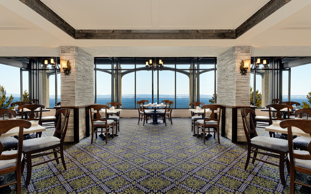 Image of Bellerive Restaurant at Fairmont Le Manoir Richelieu, 1899, a member of Historic Hotels Worldwide since 2018, Charlevoix, Quebec, Canada