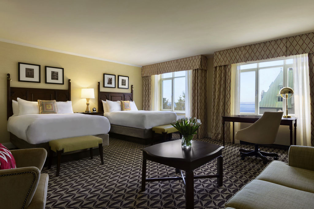 Image of Deluxe Guestroom at Fairmont Le Manoir Richelieu, 1899, a member of Historic Hotels Worldwide since 2018, Charlevoix, Quebec, Canada