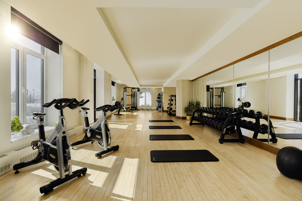 Image of The fitness area at Fairmont Le Manoir Richelieu, 1899, a member of Historic Hotels Worldwide since 2018, Charlevoix, Quebec, Canada