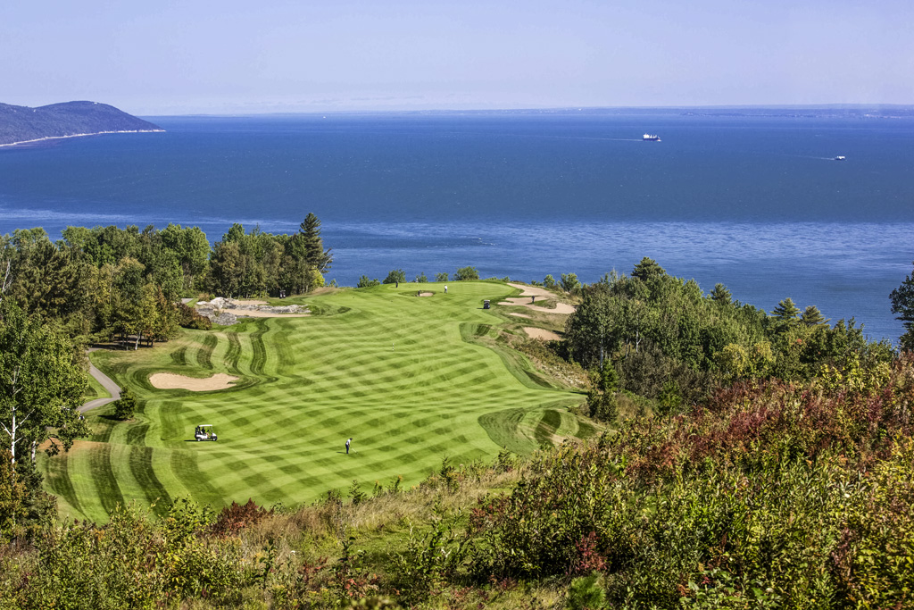 Image of The Le Manoir Richelieu golf course at Fairmont Le Manoir Richelieu, 1899, a member of Historic Hotels Worldwide since 2018, Charlevoix, Quebec, Canada