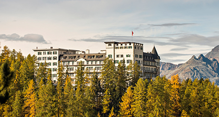 Image of Hotel Exterior Hotel Waldhaus Sils, 1908, Member of Historic Hotels Worldwide, in Sils Maria, Switzerland, Overview Video